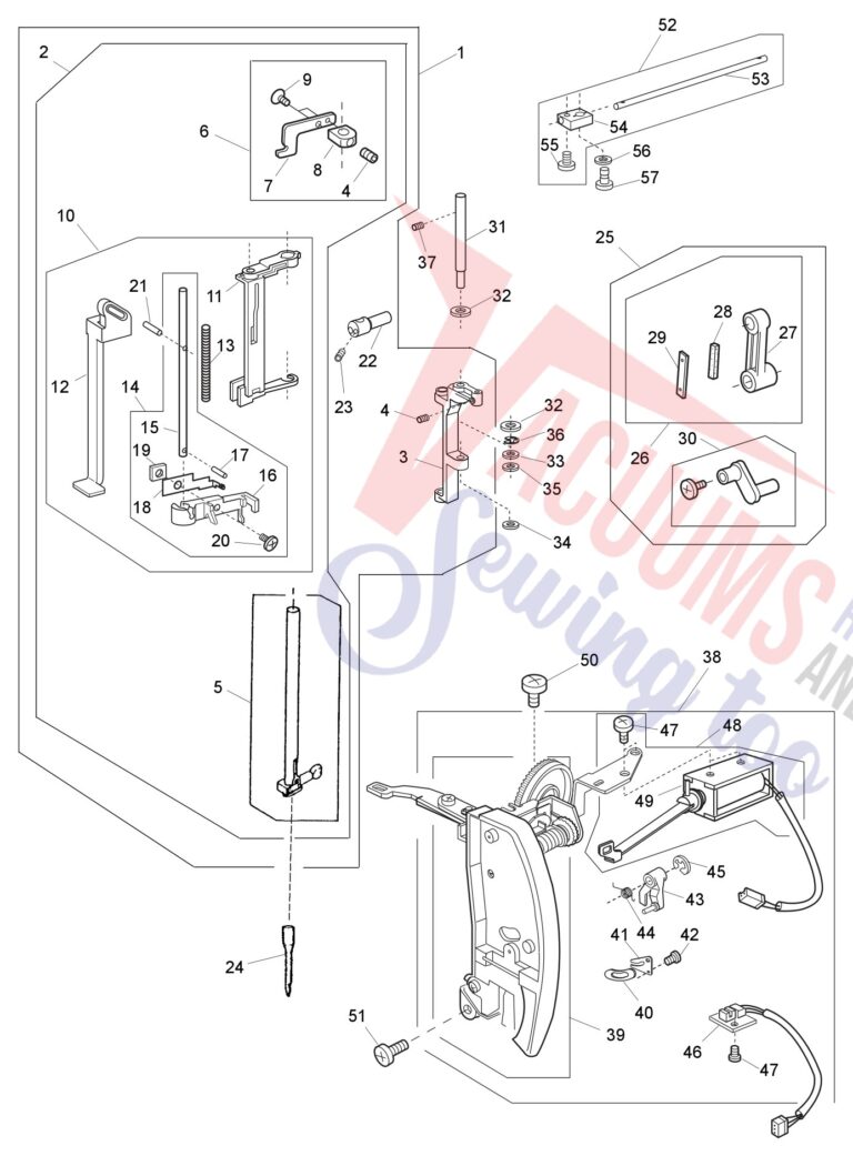Janome 9700 schematic page 5 preview