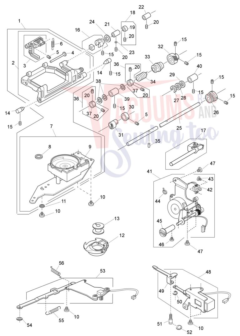 Janome 9700 schematic page 8 preview