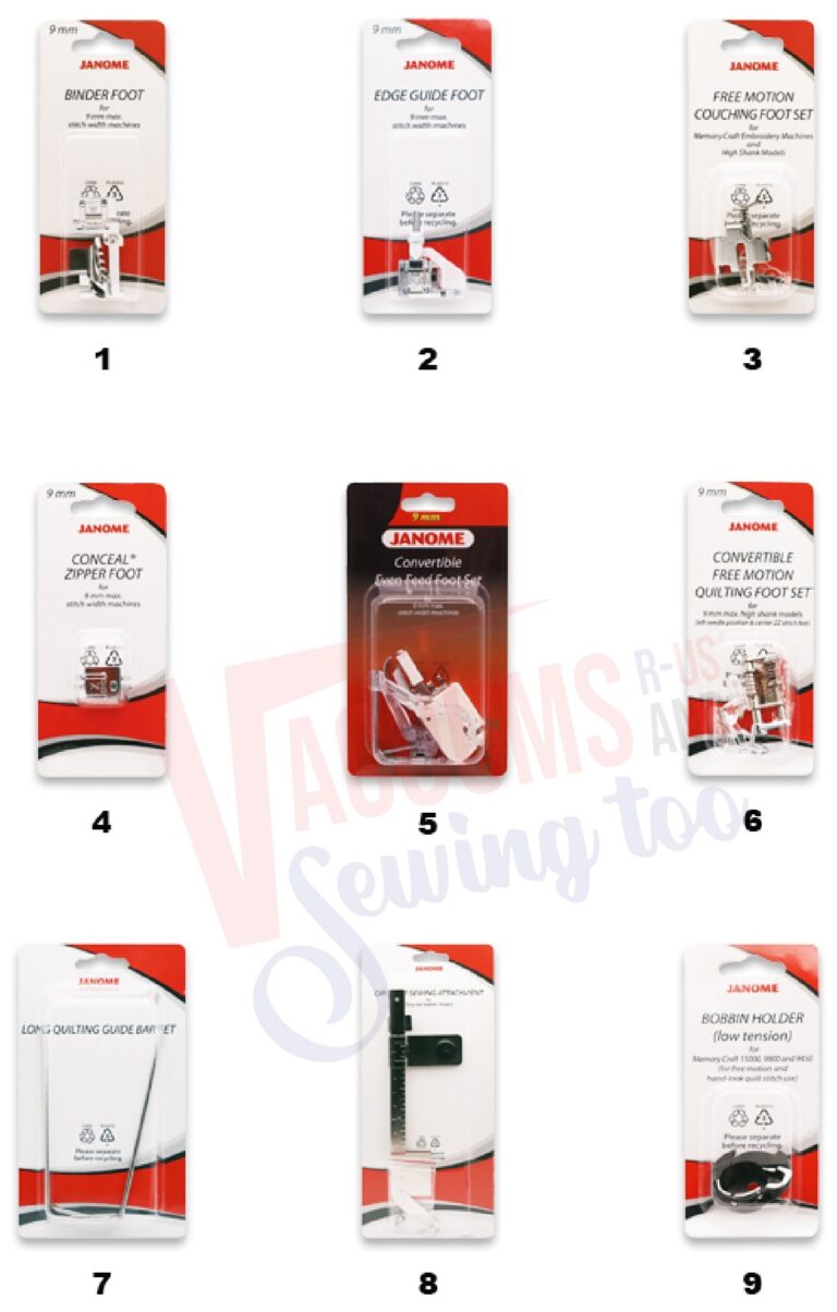 Janome 9900 schematic page 6 preview