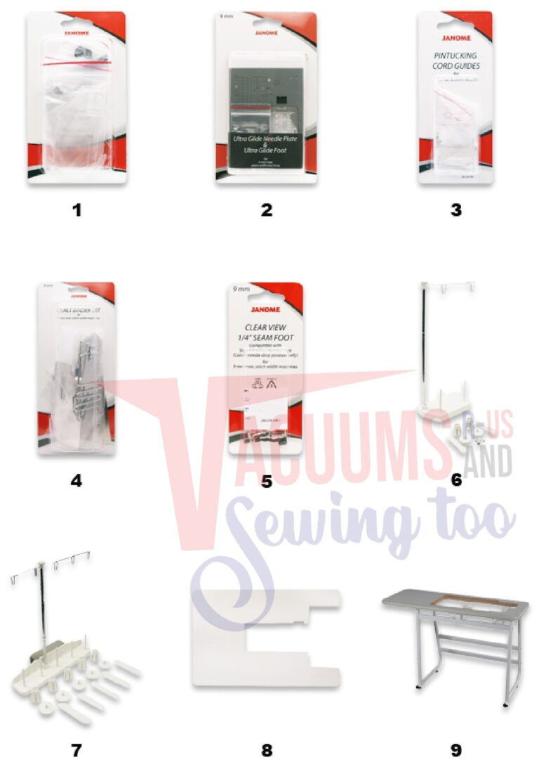 Janome 9900 schematic page 7 preview