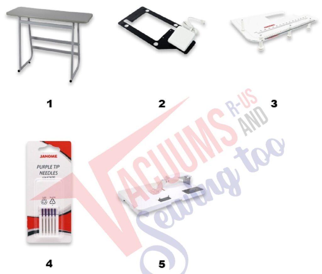 Janome 9900 exploded schematic diagram (page 8)