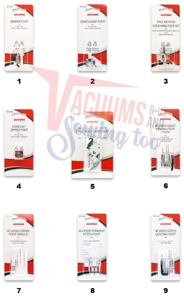 Janome 8200QCP exploded schematic diagram (page 3)