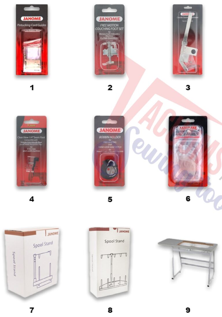 Janome 9450 schematic page 4 preview