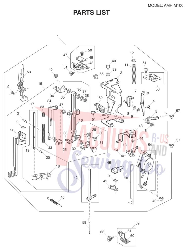 Janome AMH-M100 schematic page 2 preview