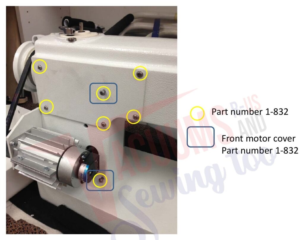 Janome AQ18DX exploded schematic diagram (page 3)