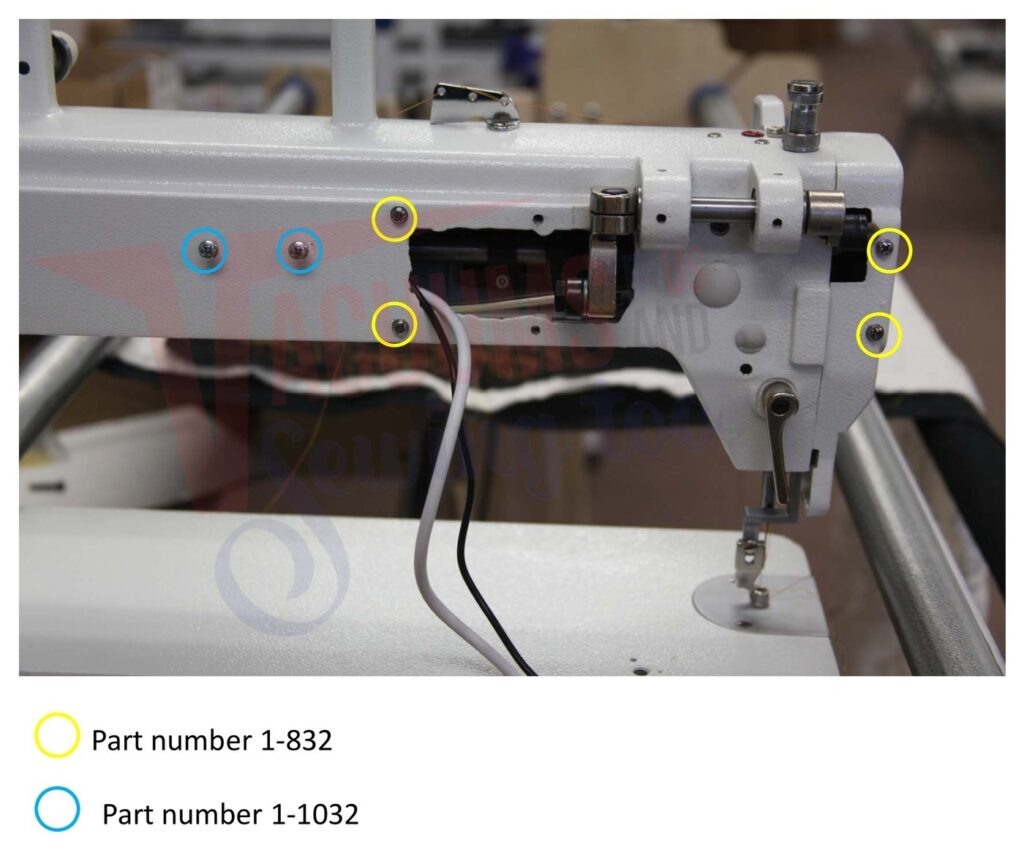 Janome AQ18DX exploded schematic diagram (page 5)