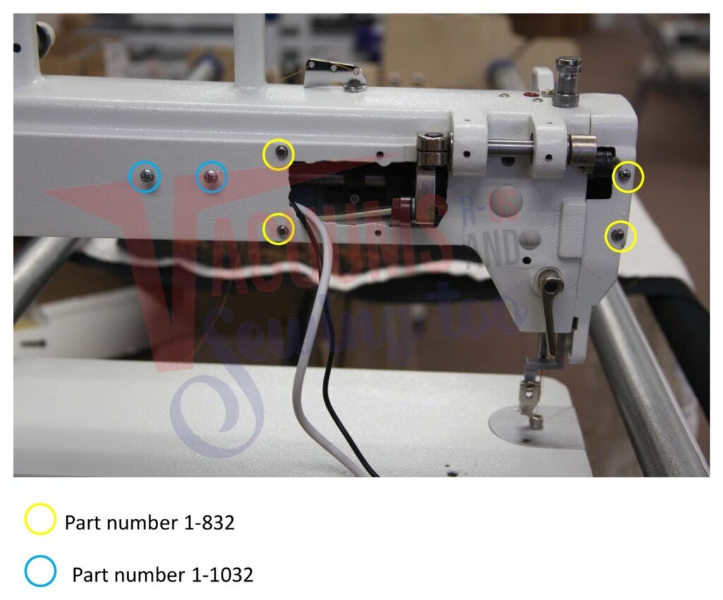 Janome AQ26DX exploded schematic diagram (page 5)