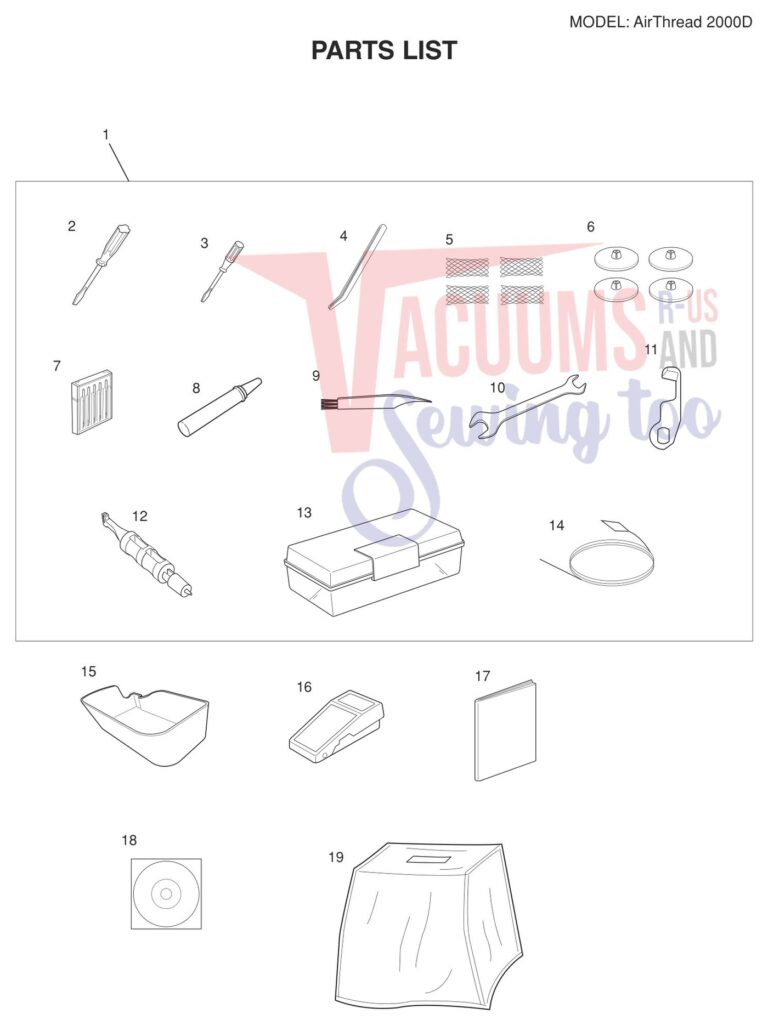 Janome AT2000D schematic page 3 preview