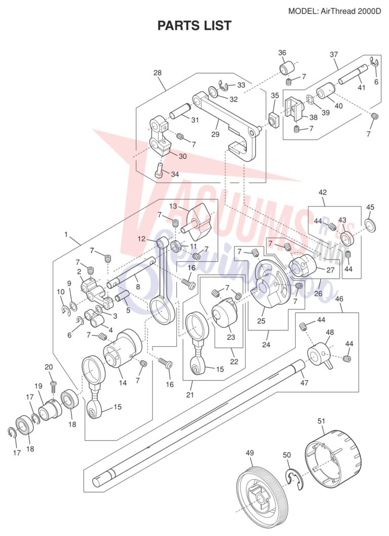 Janome AT2000D schematic page 10 preview