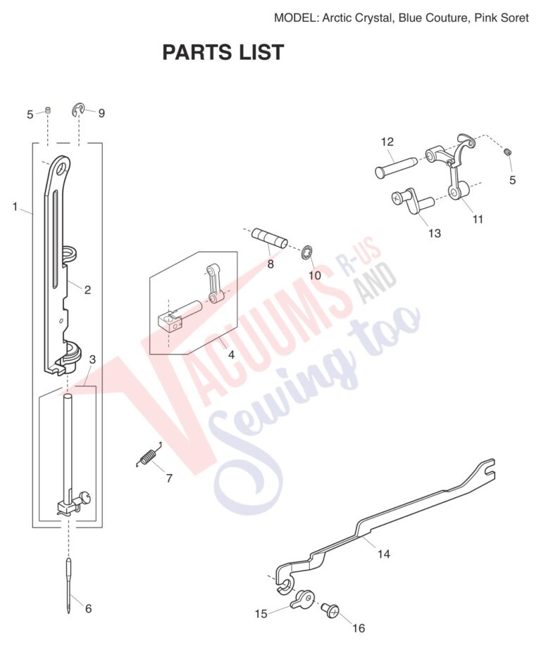 Janome Blue Couture schematic page 3 preview