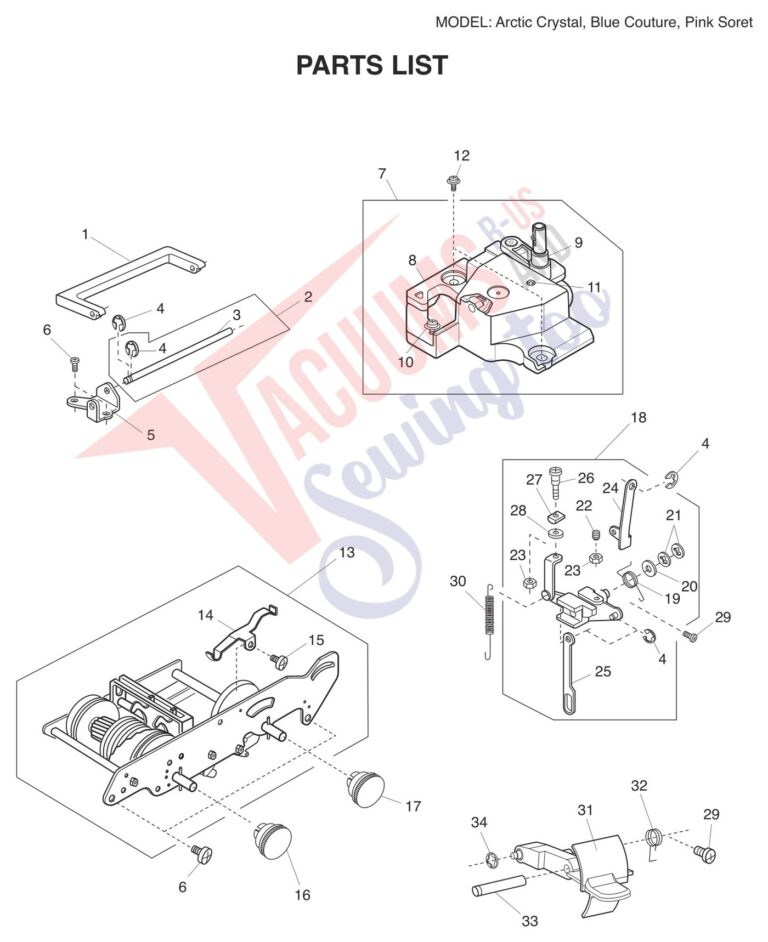 Janome Blue Couture schematic page 5 preview