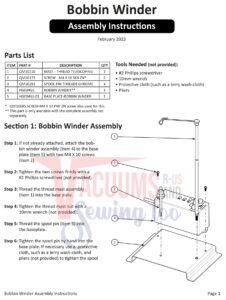 Bobbin Winder QM15/18