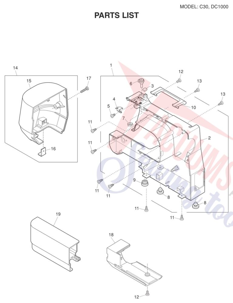 Janome C30 schematic page 5 preview