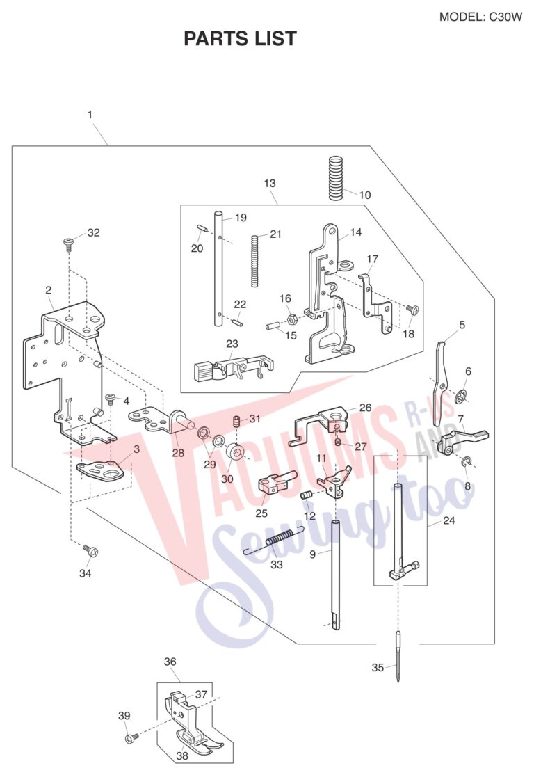 Janome C30-W schematic page 2 preview