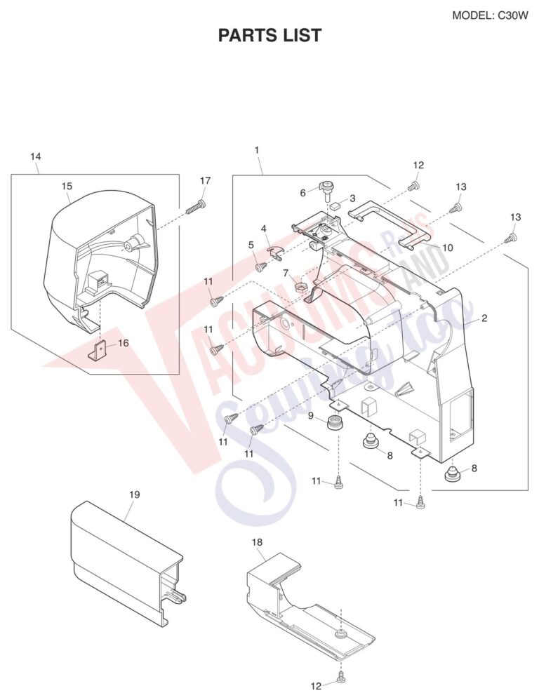 Janome C30-W schematic page 5 preview