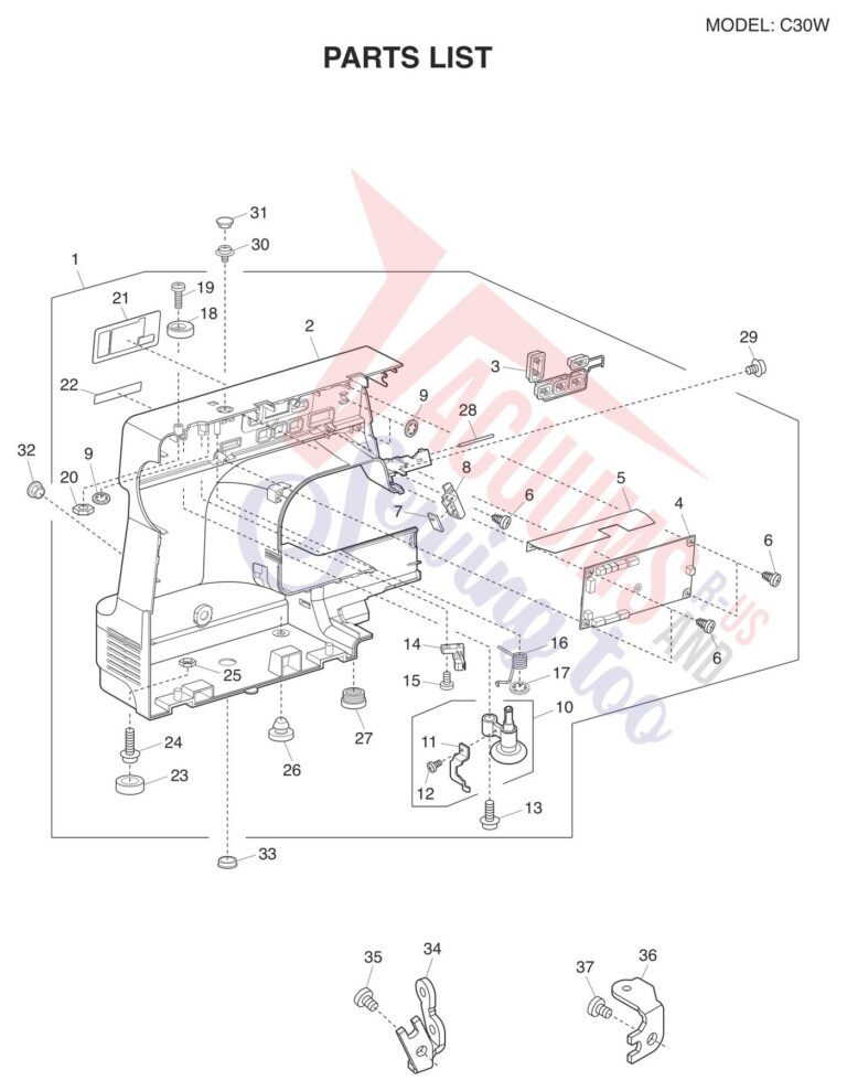 Janome C30-W schematic page 6 preview