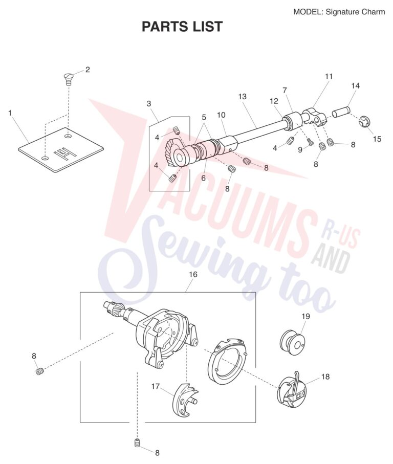 Janome Charm schematic page 6 preview