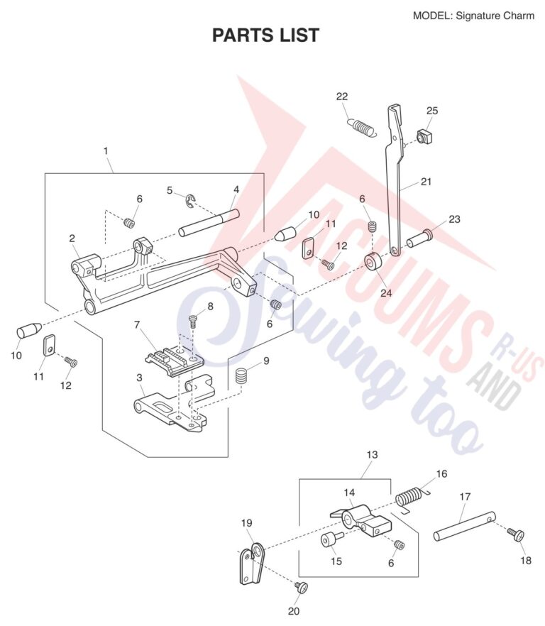 Janome Charm schematic page 7 preview