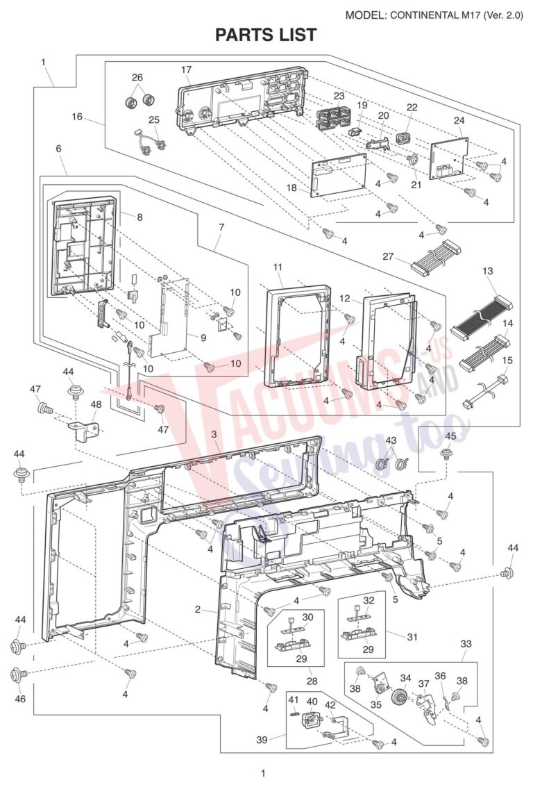 Janome CM17 V2 schematic page 1 preview