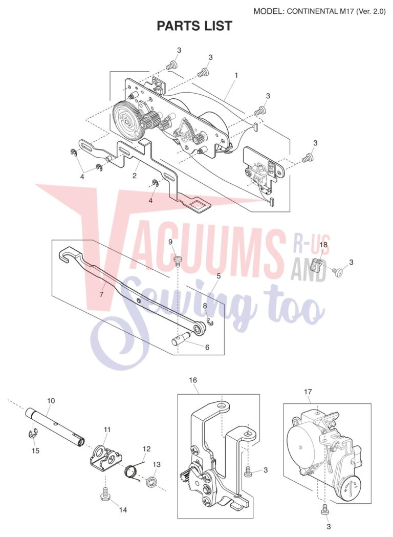 Janome CM17 V2 schematic page 2 preview