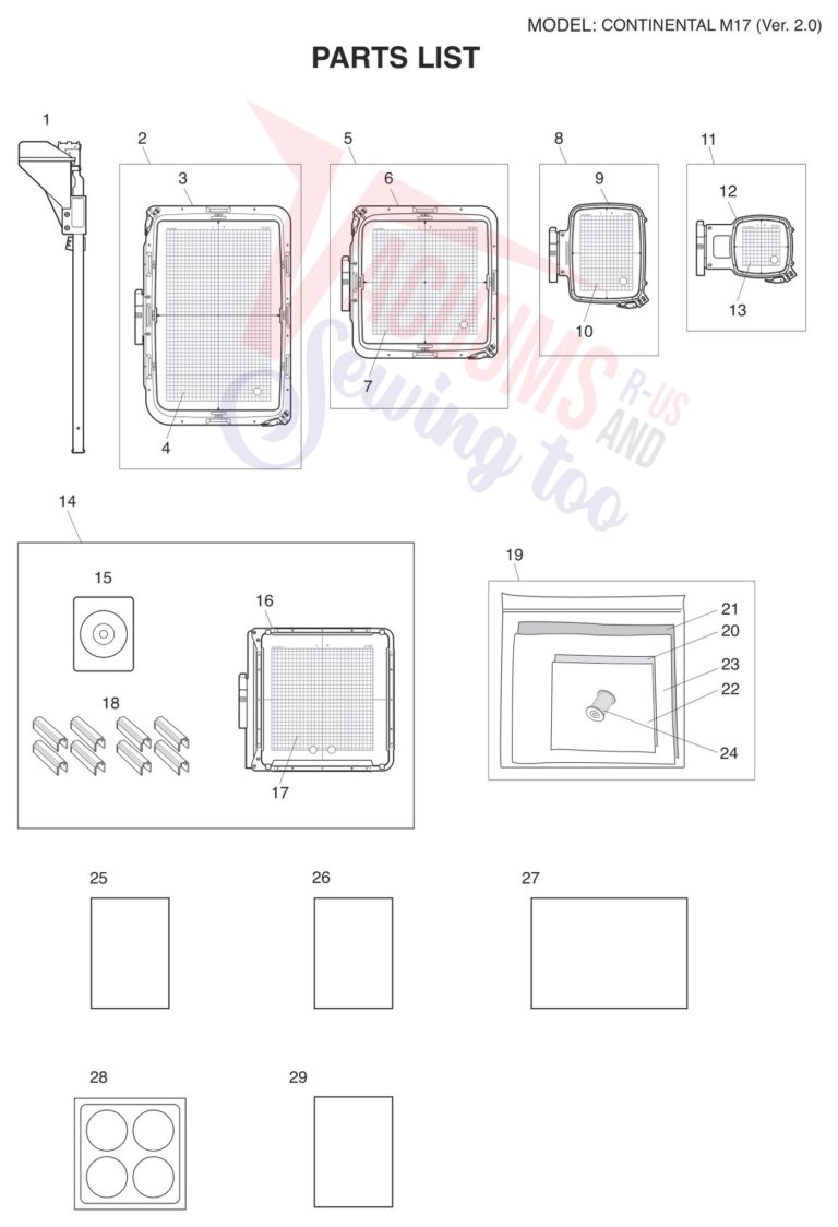 Janome CM17 V2 schematic page 8 preview