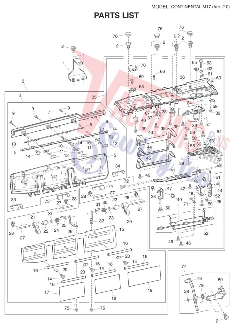 Janome CM17 V2 schematic page 10 preview
