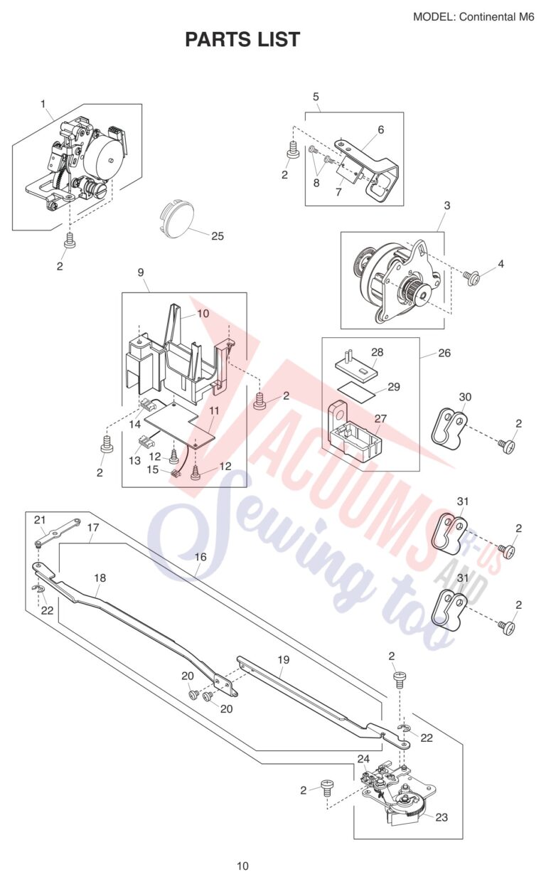 Janome CM6 schematic page 2 preview