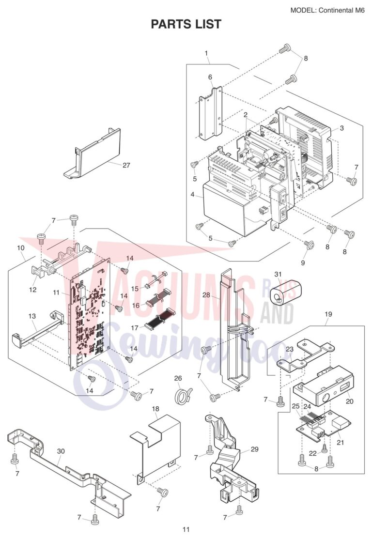 Janome CM6 schematic page 3 preview