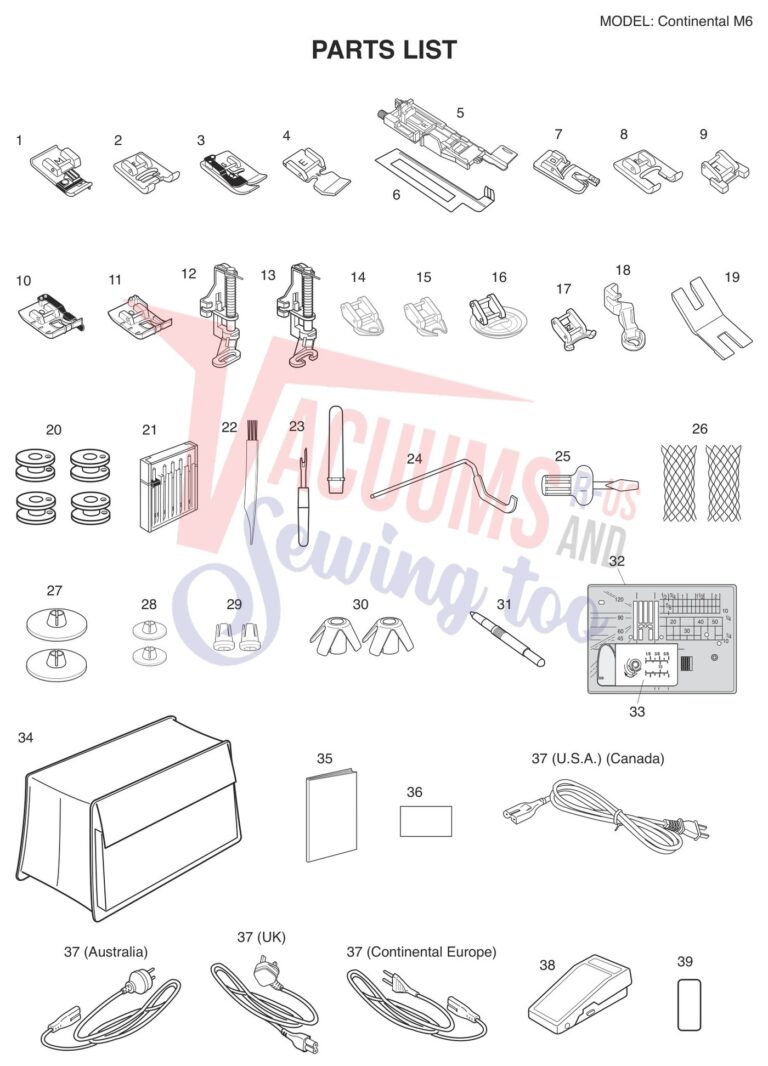 Janome CM6 schematic page 4 preview