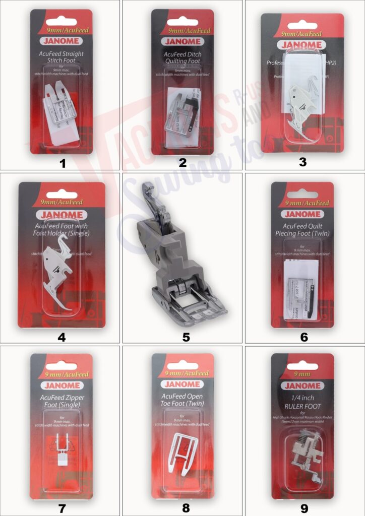 Janome CM6 exploded schematic diagram (page 5)