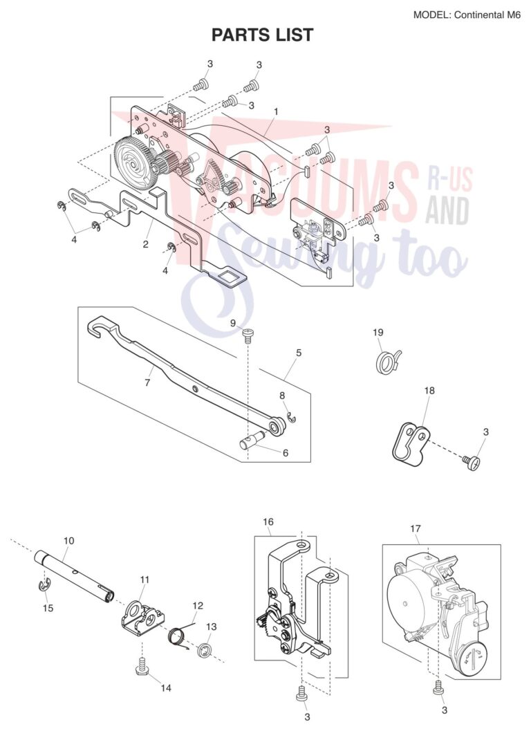 Janome CM6 schematic page 15 preview