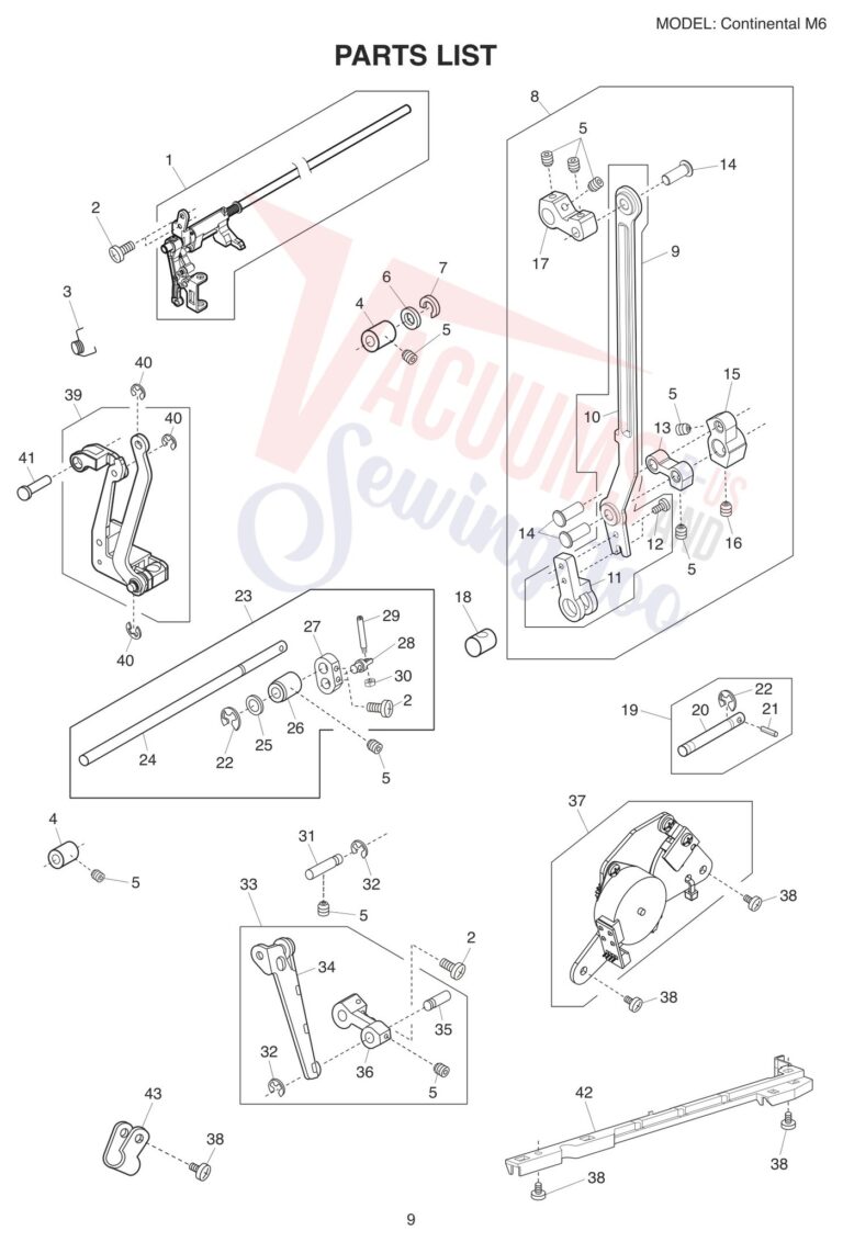 Janome CM6 schematic page 16 preview