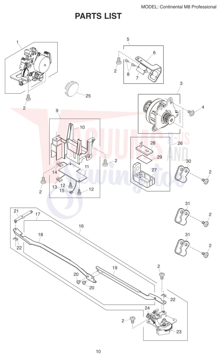 Janome CM8 schematic page 2 preview
