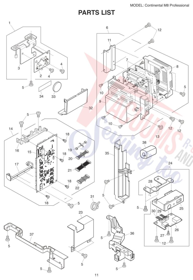 Janome CM8 schematic page 3 preview