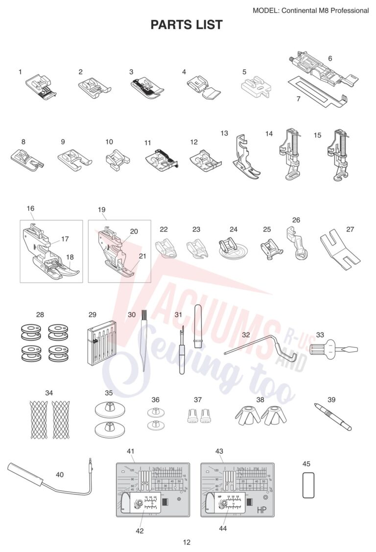 Janome CM8 schematic page 4 preview