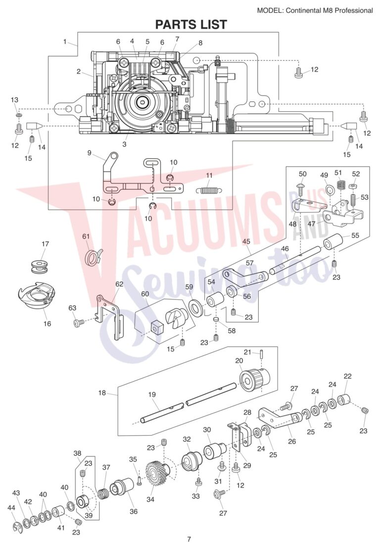 Janome CM8 schematic page 11 preview