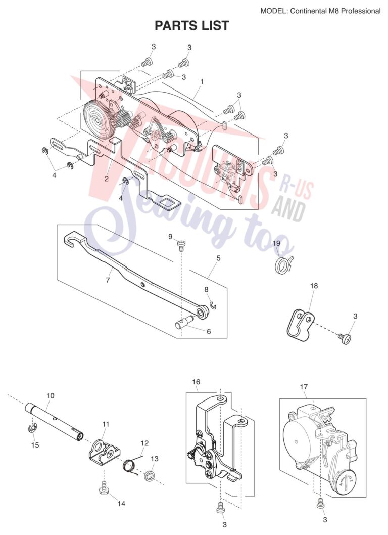 Janome CM8 schematic page 12 preview