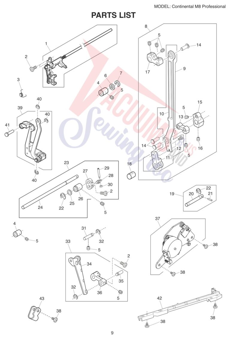 Janome CM8 schematic page 13 preview
