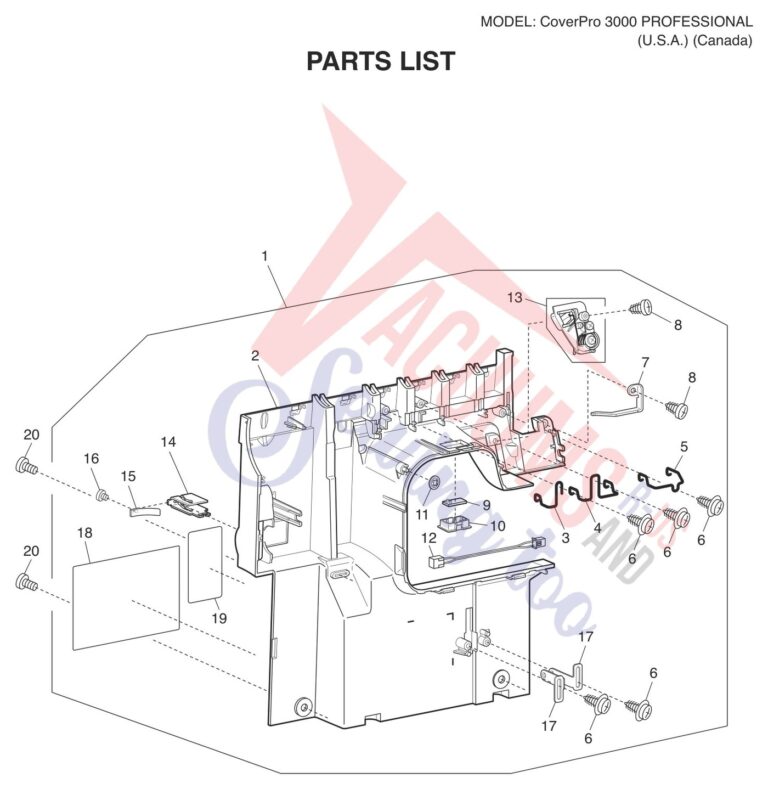 Janome CP3000P schematic page 6 preview