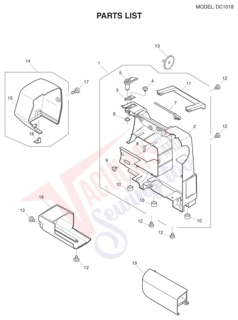 Janome DC1018 schematic page 5 preview