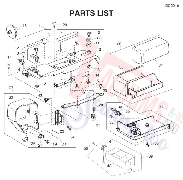 Janome DC2010 schematic page 1 preview