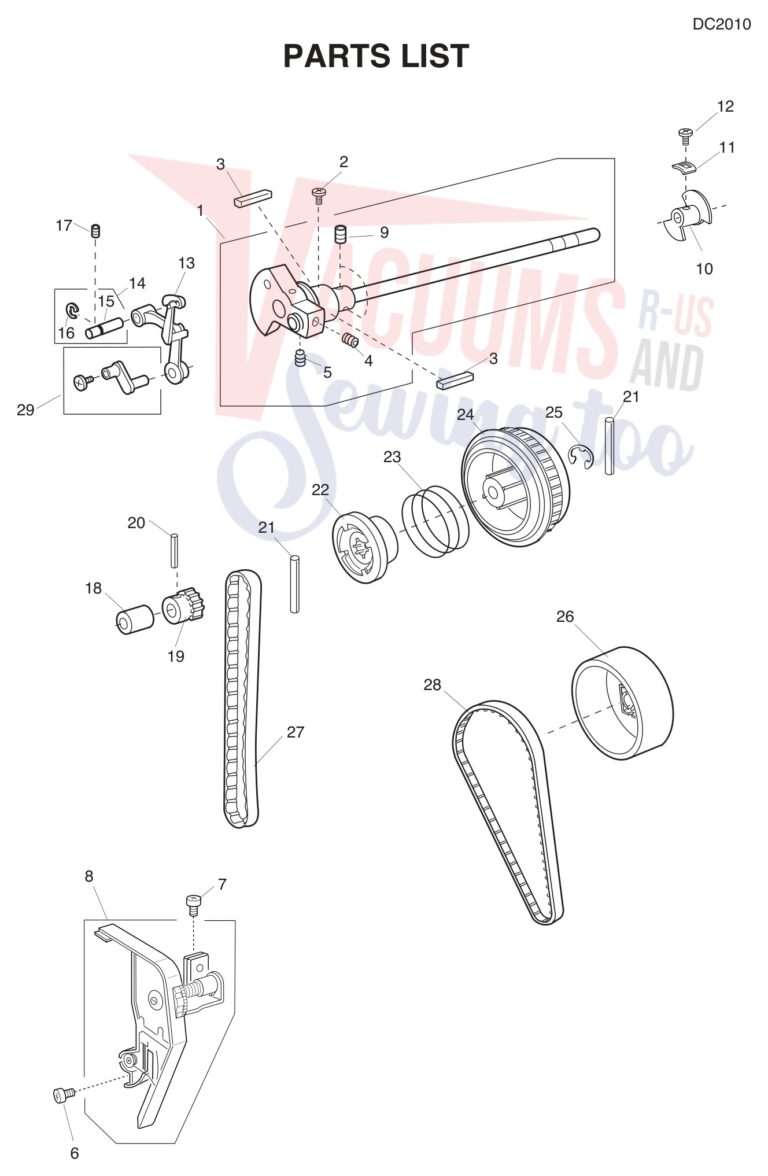 Janome DC2010 schematic page 3 preview
