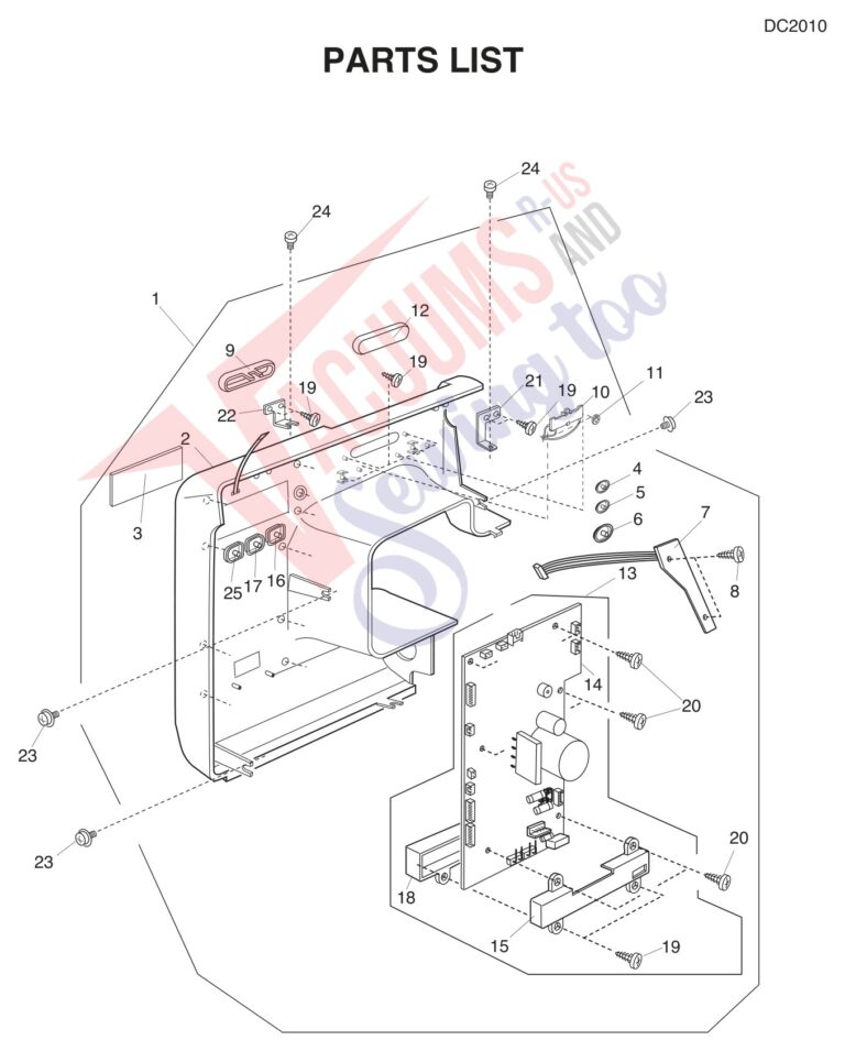 Janome DC2010 schematic page 4 preview