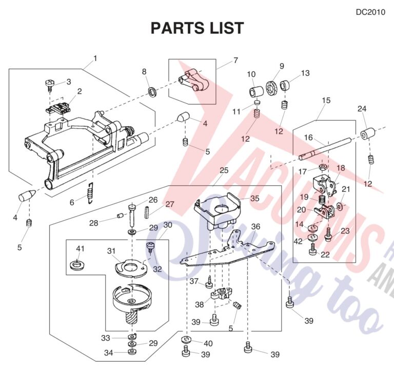 Janome DC2010 schematic page 7 preview