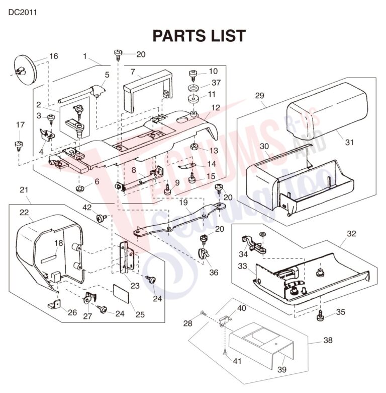 Janome DC2011 schematic page 1 preview