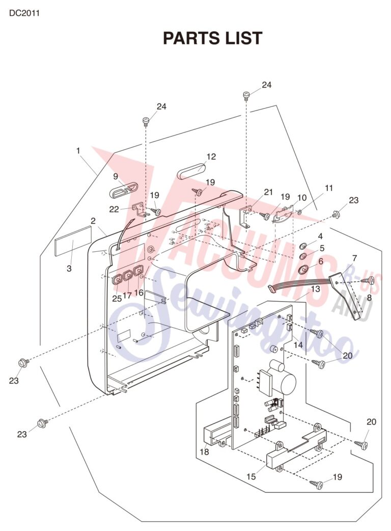 Janome DC2011 schematic page 4 preview