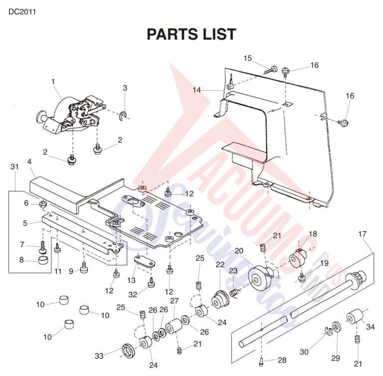 Janome DC2011 schematic page 5 preview