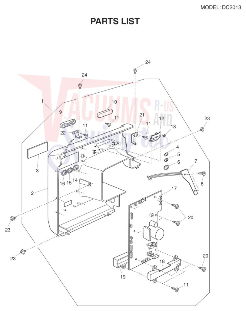 Janome DC2013 exploded schematic diagram (page 4)