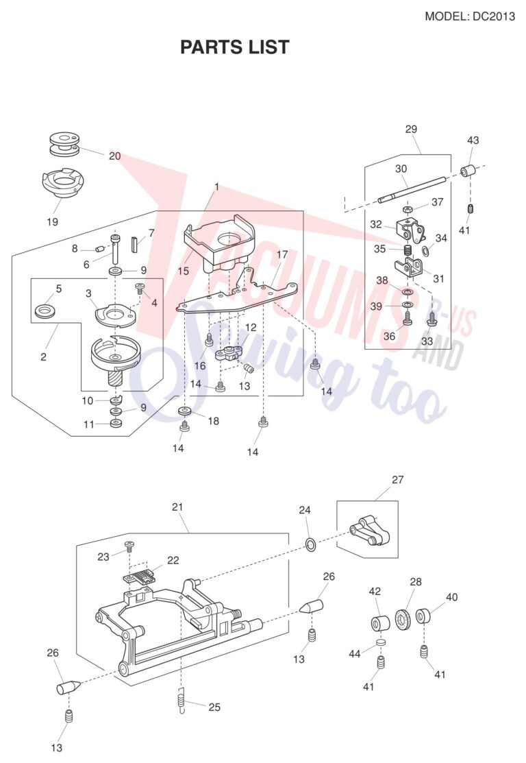 Janome DC2013 schematic page 7 preview