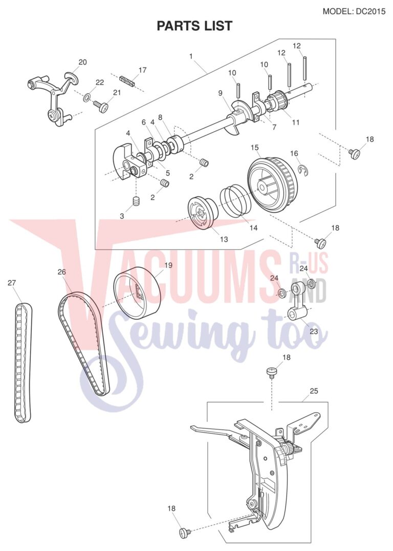 Janome DC2015 schematic page 1 preview